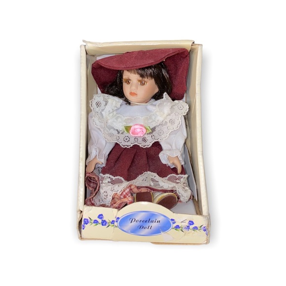 Genuine Hand Painted Porcelain Doll - Picture 1 of 4